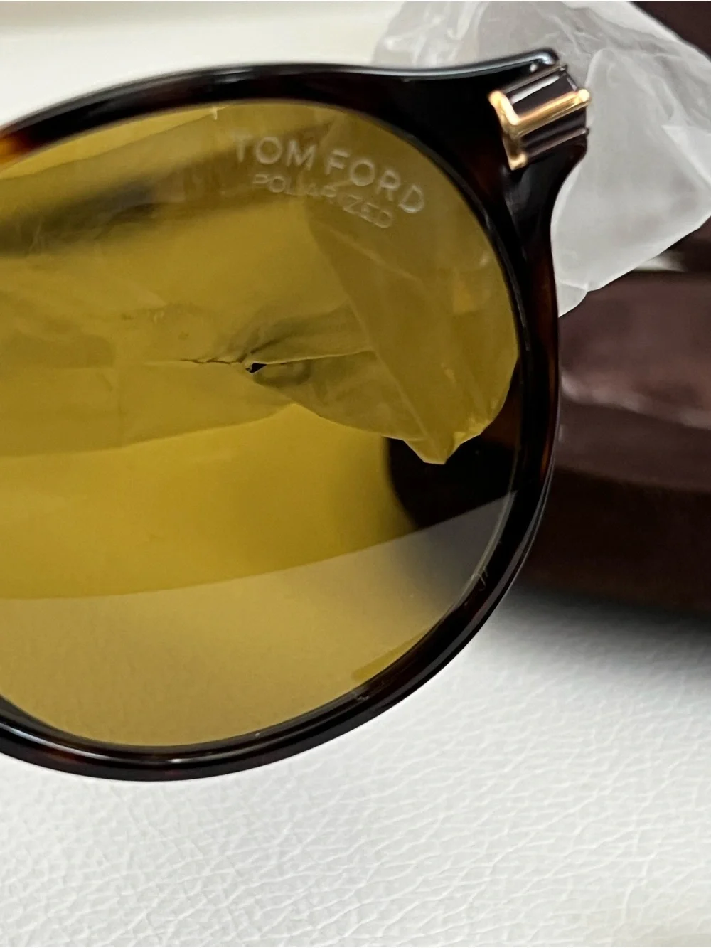 TOM FORD Araki Polarized Brown Phantos Men’s Sunglasses 52-20-140 New!